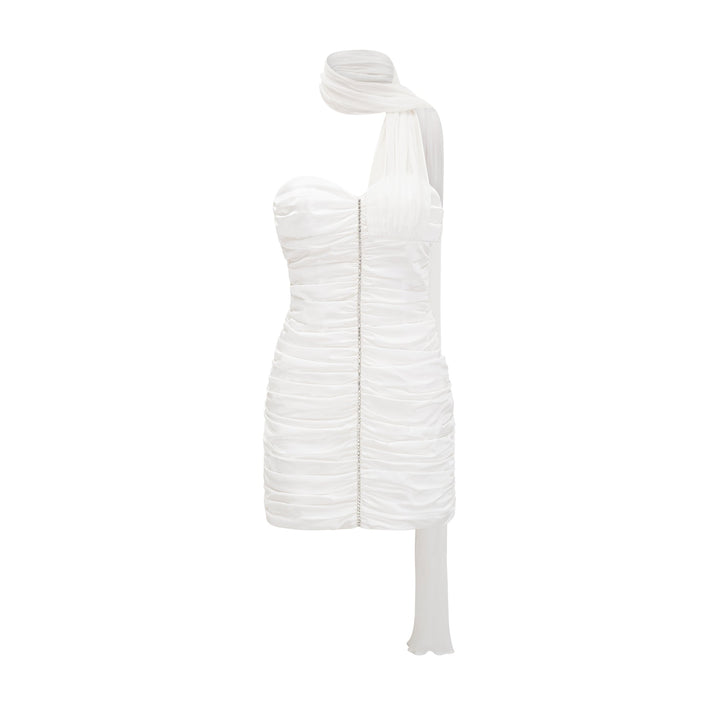 Sigrid dantelli mini elbise