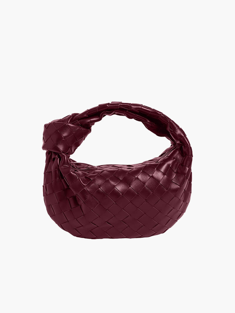 Woven Mini Boy Vegan Deri Çanta
