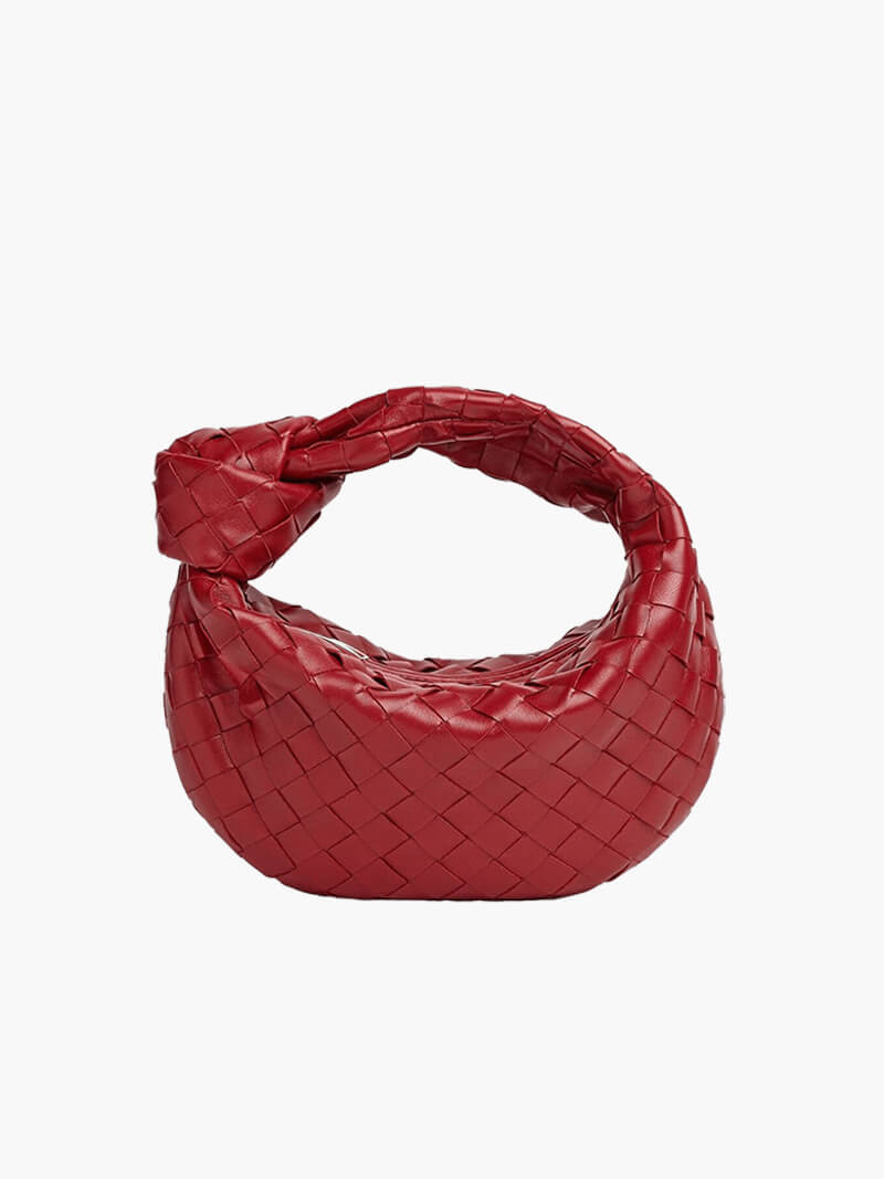 Woven Mini Boy Vegan Deri Çanta