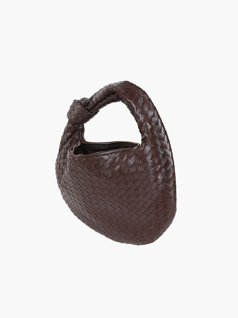 Woven Orta Boy Vegan Deri Çanta