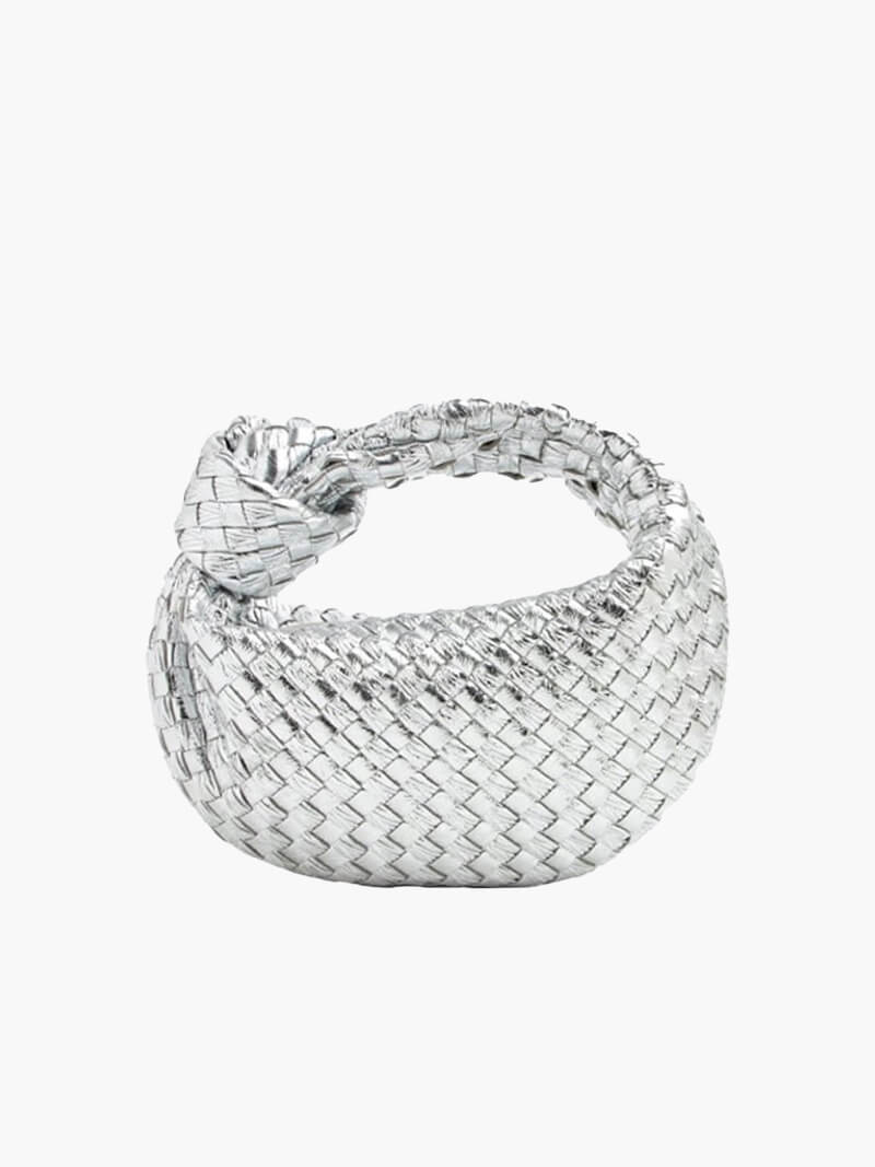 Woven Mini Boy Vegan Deri Çanta