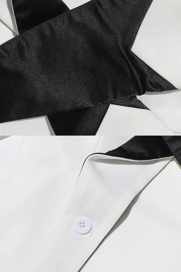 Yıldız detaylı blazer ceket