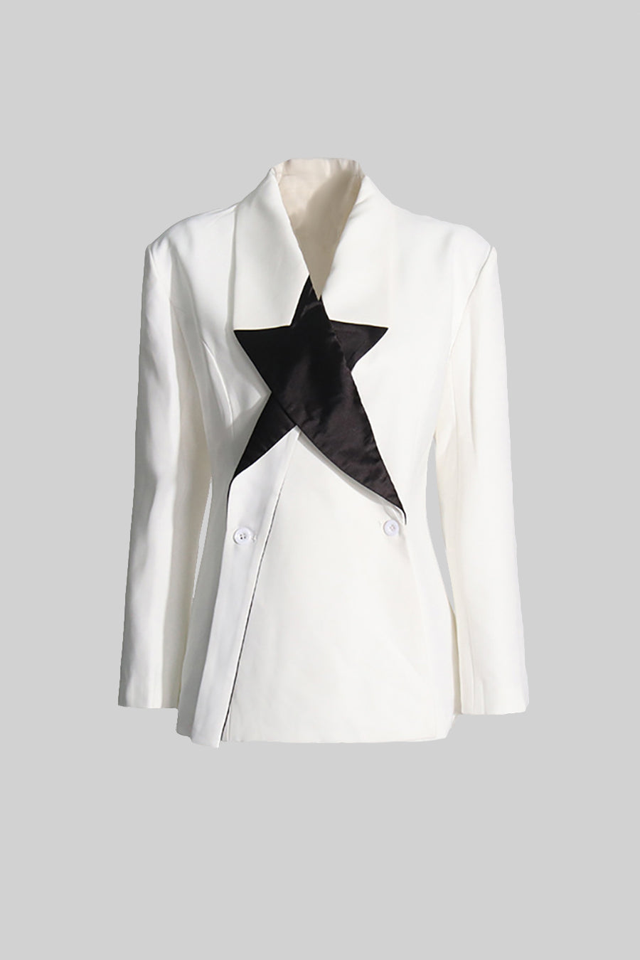 Yıldız detaylı blazer ceket