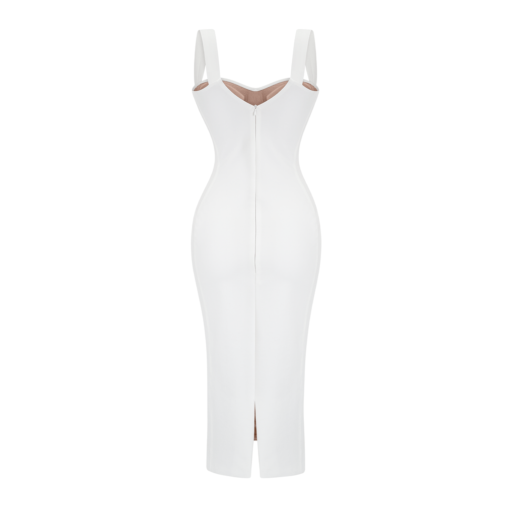 Titania büstiyer midi elbise