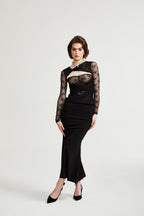 Valdissa midi elbise