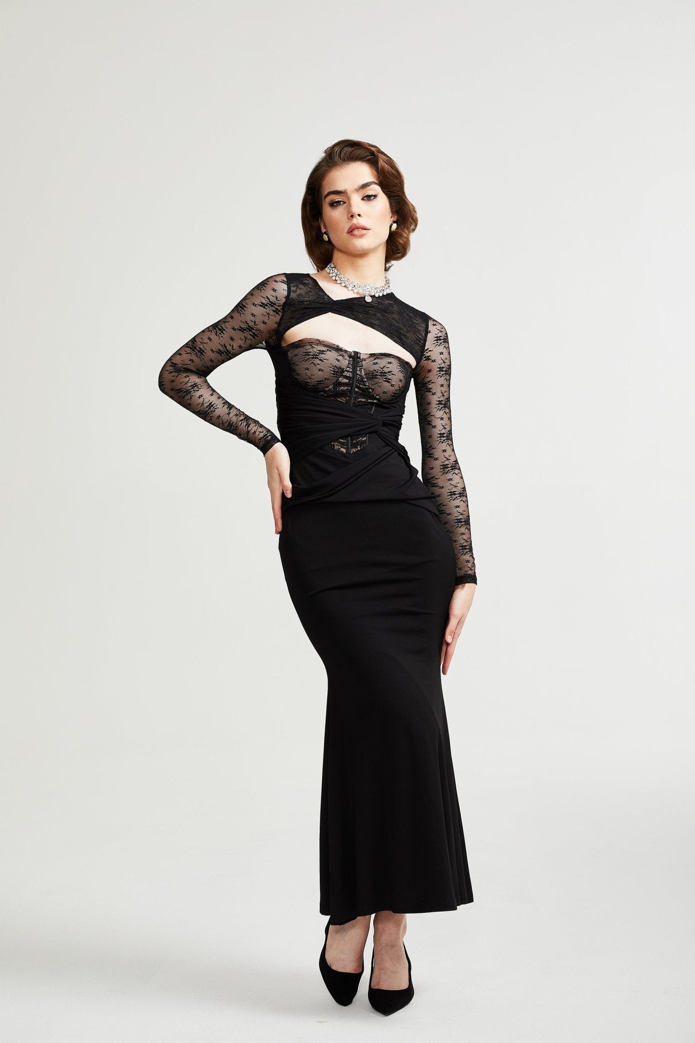 Valdissa midi elbise