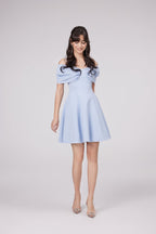 Valerie ilmekli kloş mini elbise