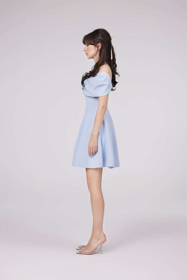 Valerie ilmekli kloş mini elbise