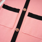 Valérie uzun kollu mini elbise