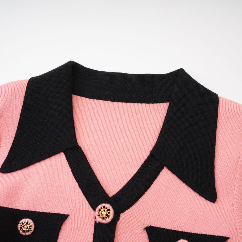 Valérie uzun kollu mini elbise