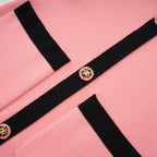 Valérie uzun kollu mini elbise