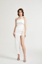 Zafiritha midi elbise